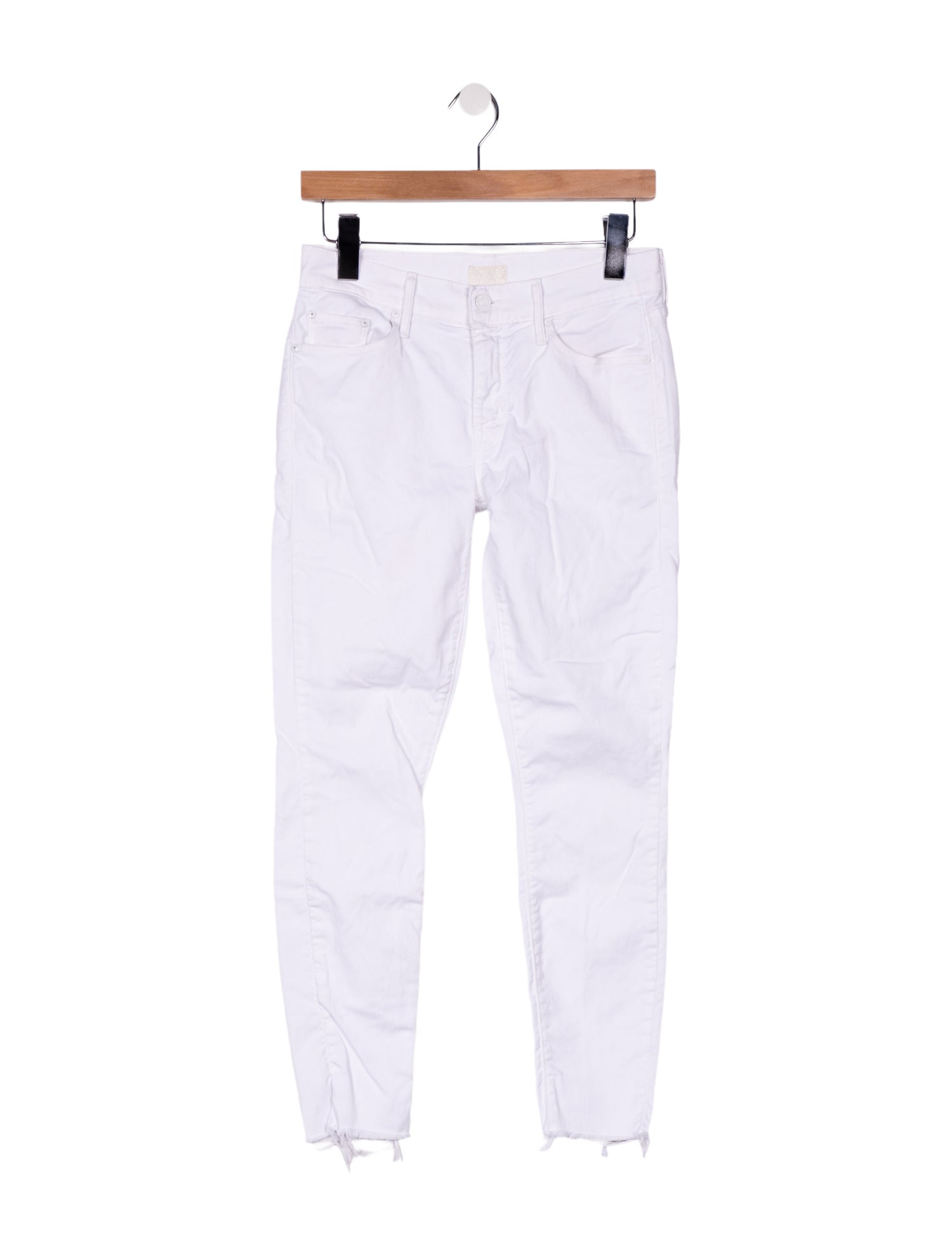 Mother Mid-Rise Skinny Leg Jeans