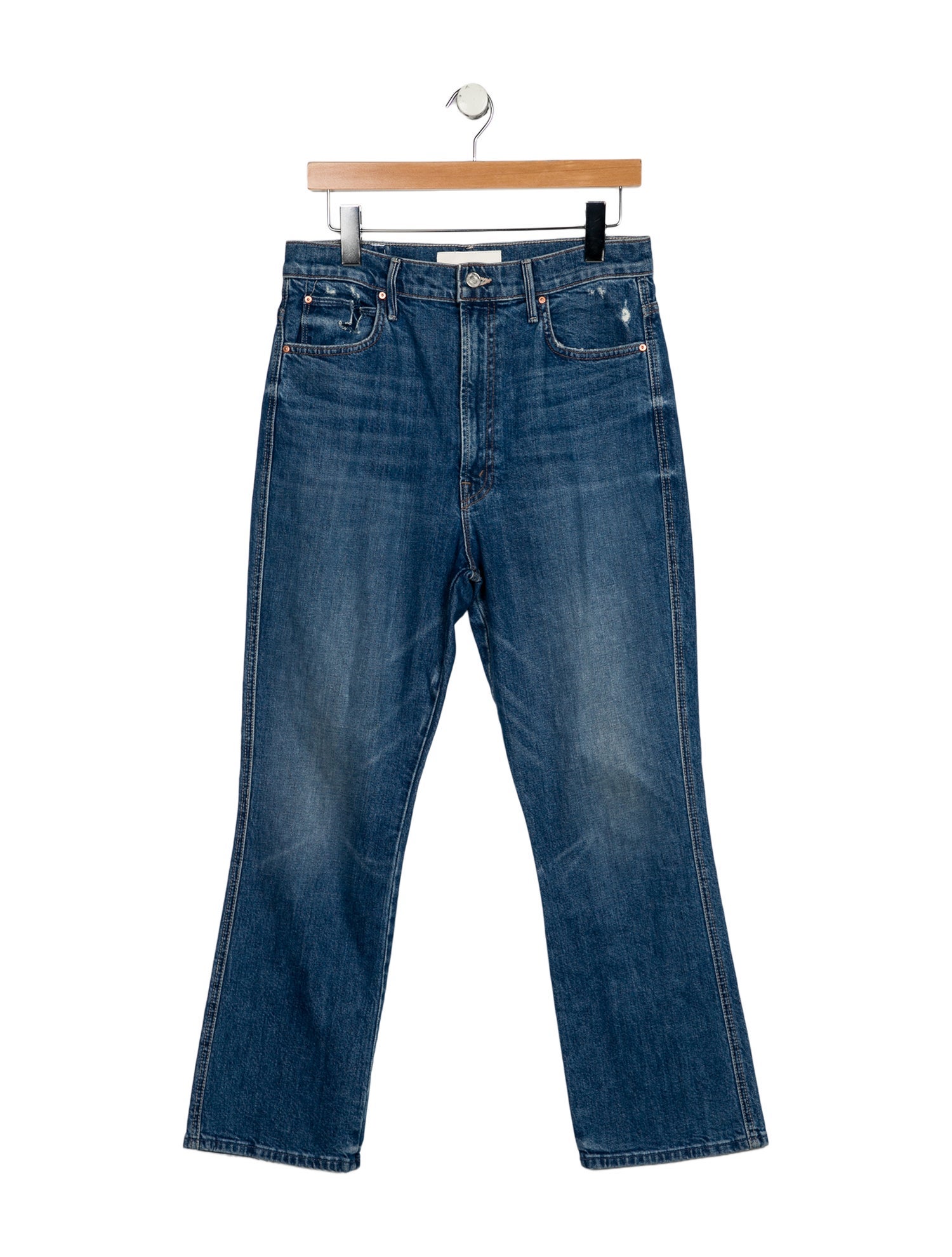 Mother High-Rise Straight Leg Jeans