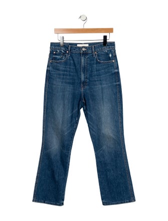 Mother High-Rise Straight Leg Jeans