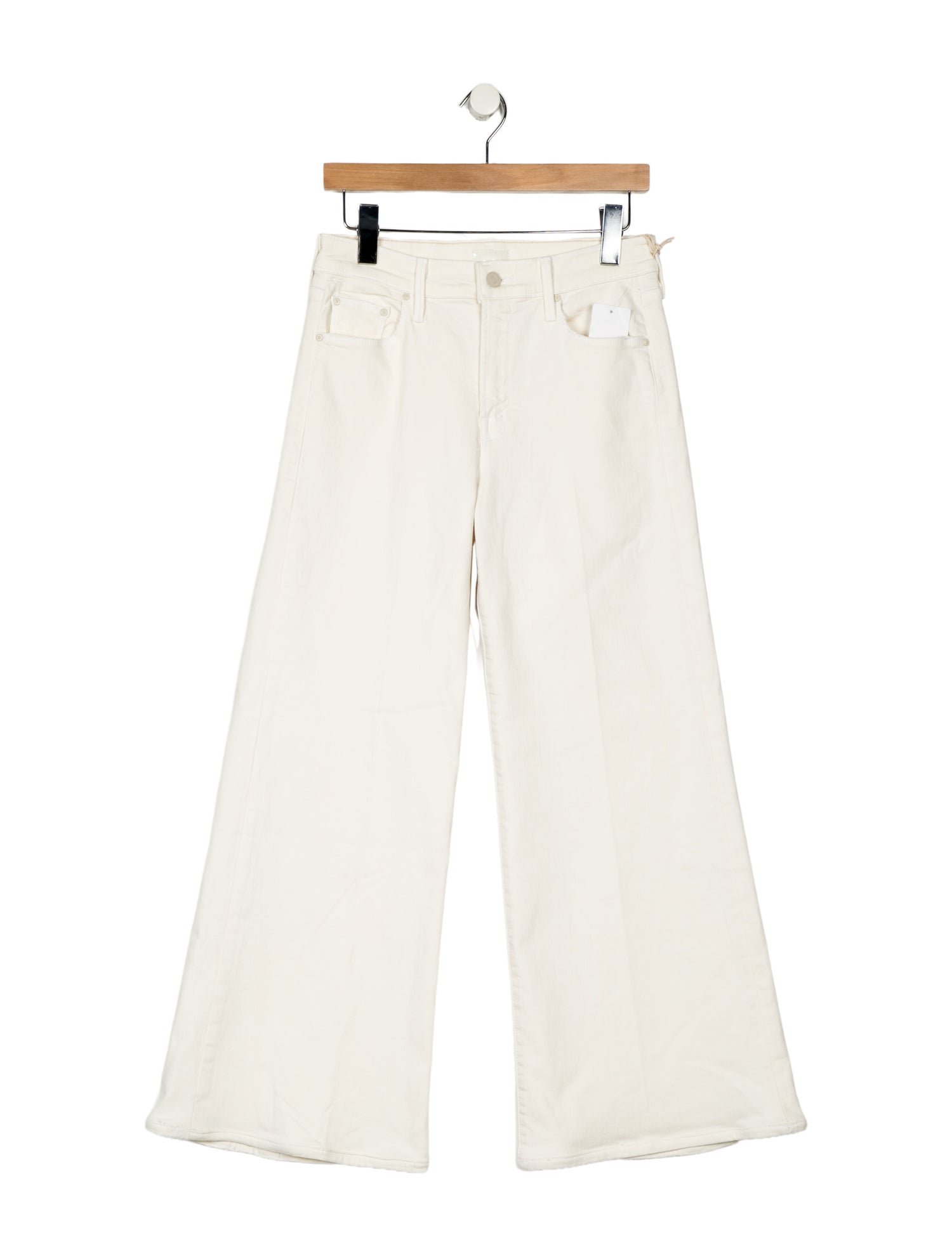 Mother Mid-Rise Wide Leg Jeans
