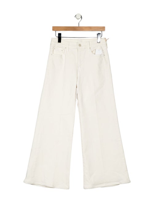 Mother Mid-Rise Wide Leg Jeans