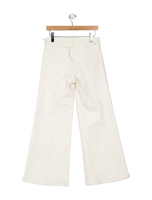 Mother Mid-Rise Wide Leg Jeans