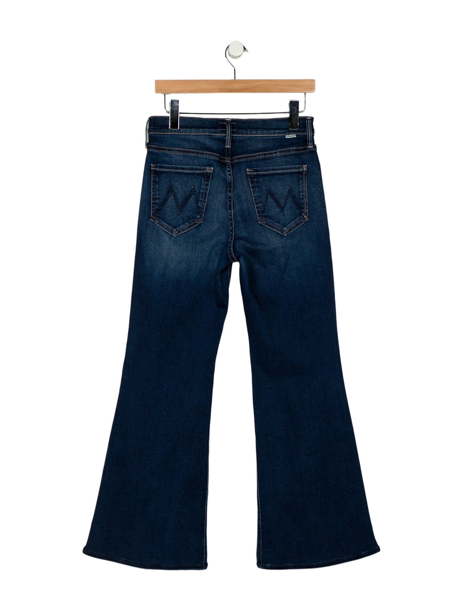 Mother Mid-Rise Wide Leg Jeans