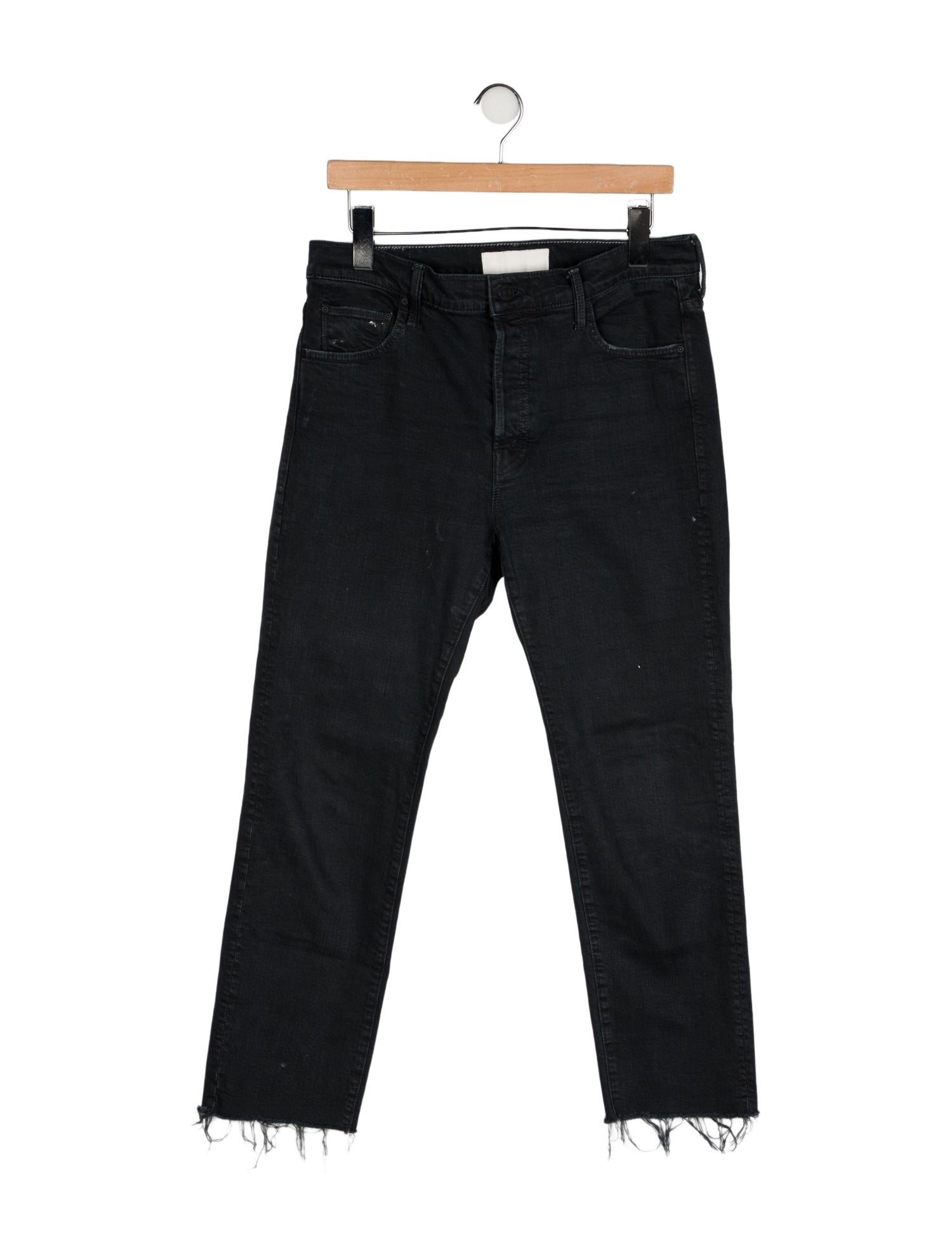 Mother Mid-Rise Straight Leg Jeans