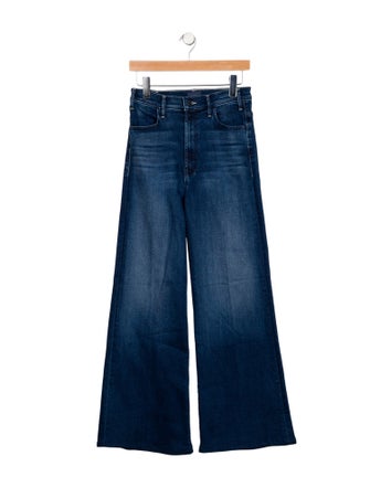Mother High-Rise Wide Leg Jeans