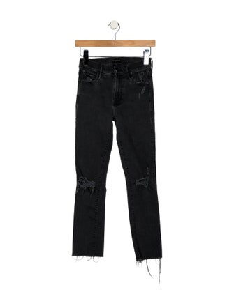 Mother Mid-Rise Skinny Leg Jeans