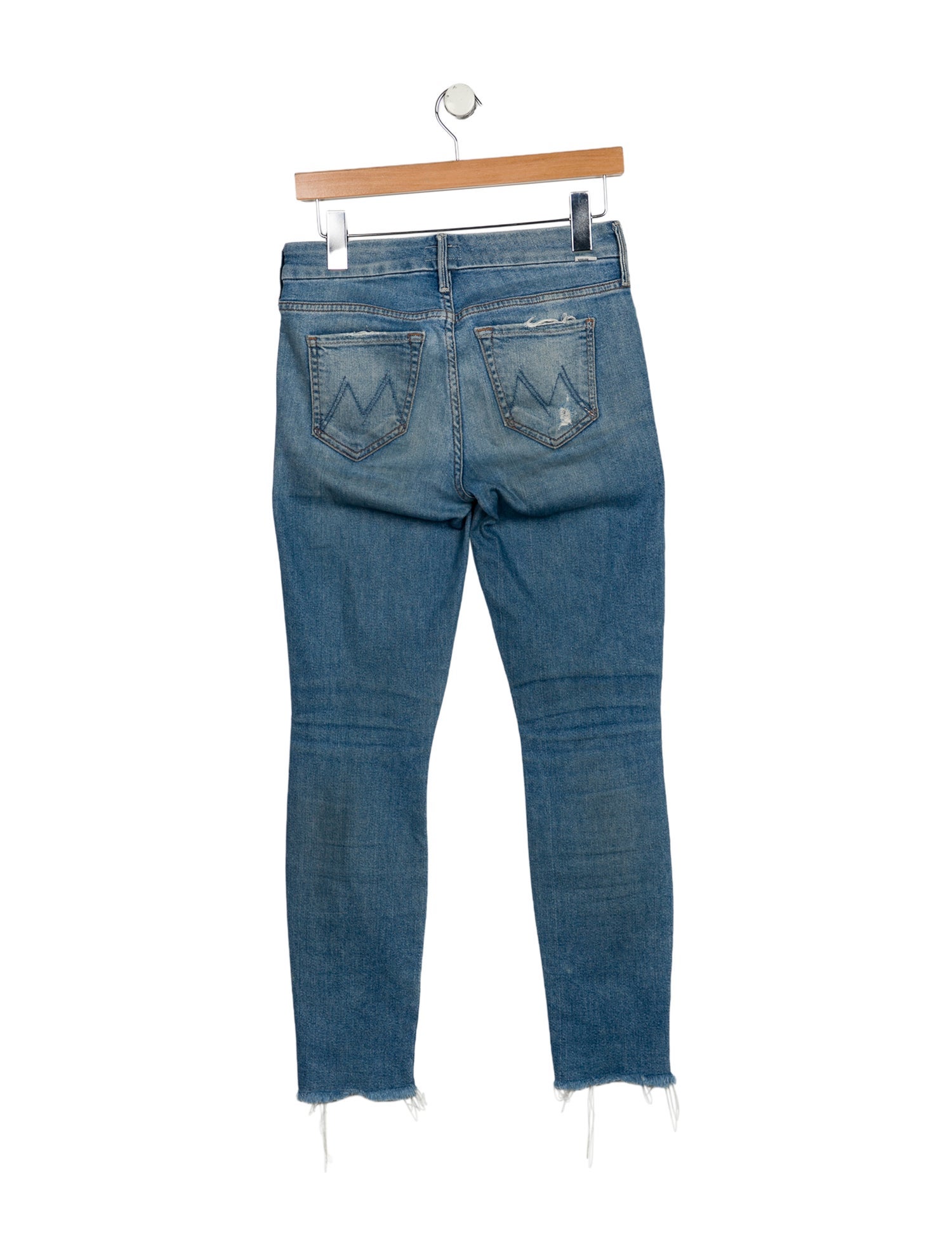 Mother Mid-Rise Skinny Leg Jeans