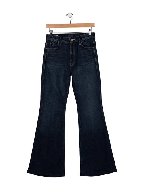 Mother Mid-Rise Wide Leg Jeans
