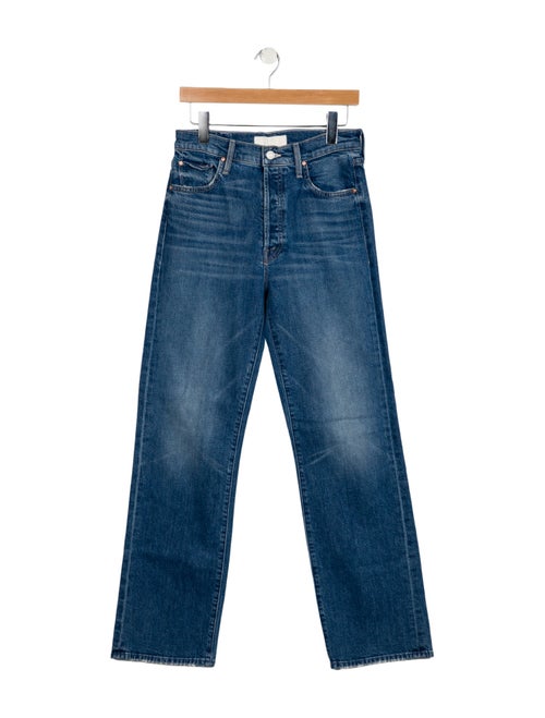 Mother High-Rise Straight Leg Jeans