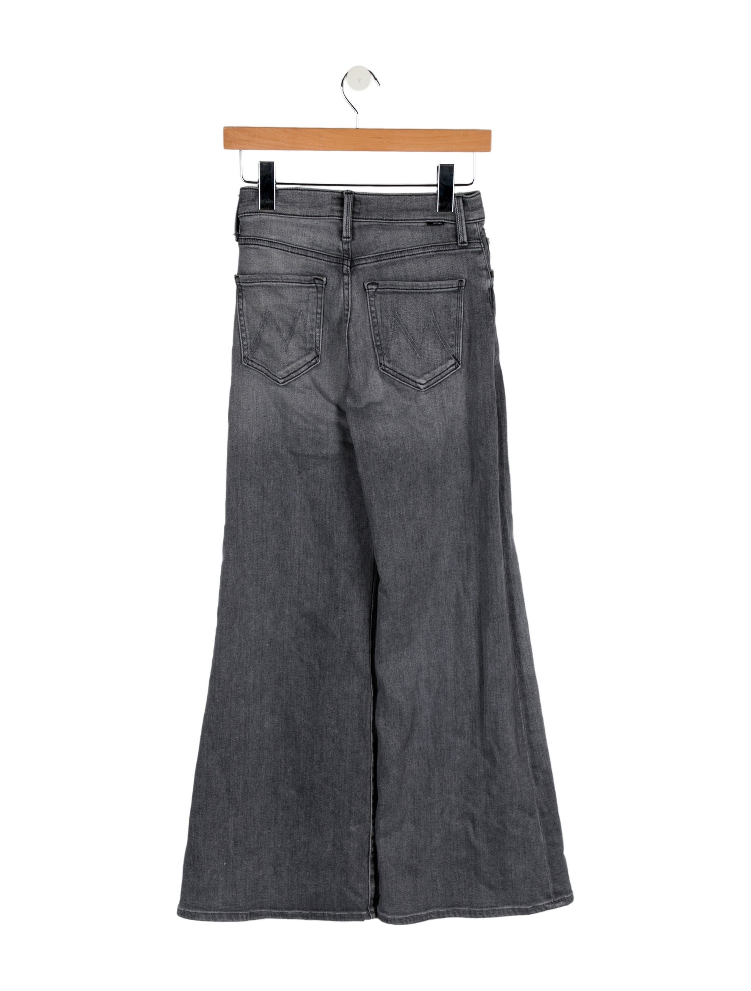 Mother Mid-Rise Wide Leg Jeans