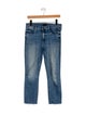 Mother Mid-Rise Straight Leg Jeans