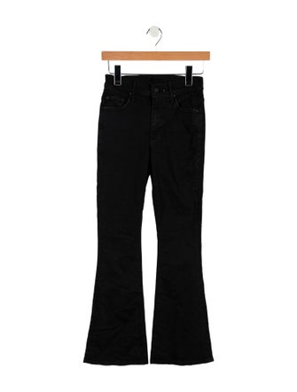 Mother Mid-Rise Wide Leg Jeans