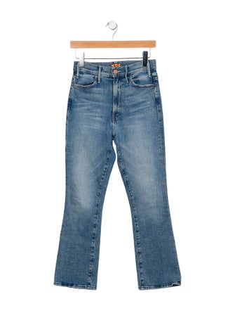 Mother Mid-Rise Straight Leg Jeans