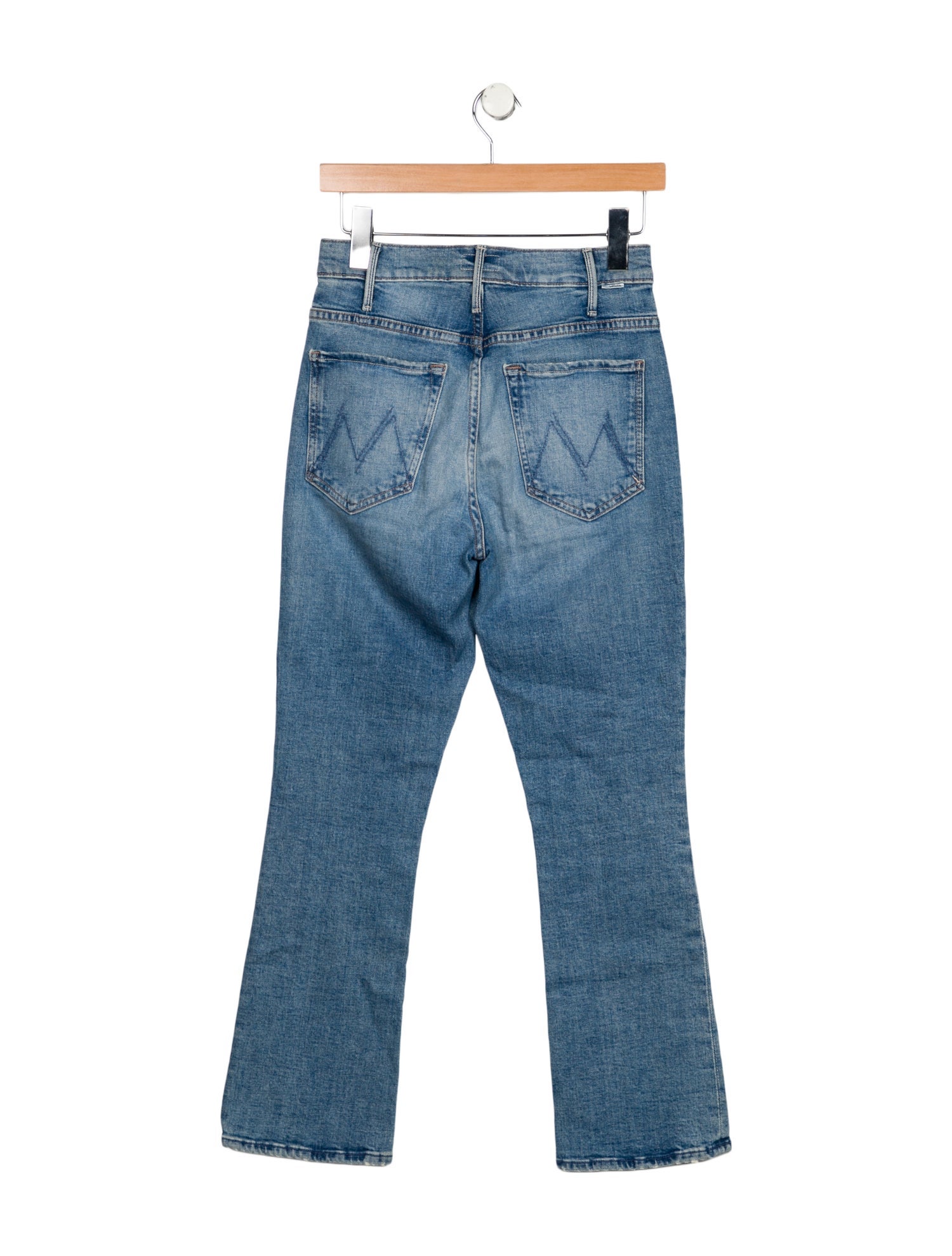 Mother Mid-Rise Straight Leg Jeans