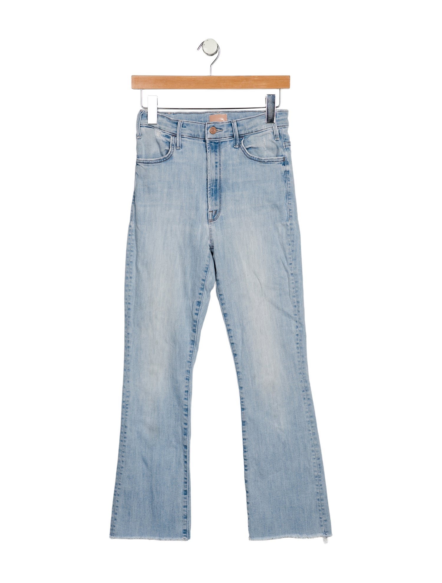 Mother Mid-Rise Straight Leg Jeans