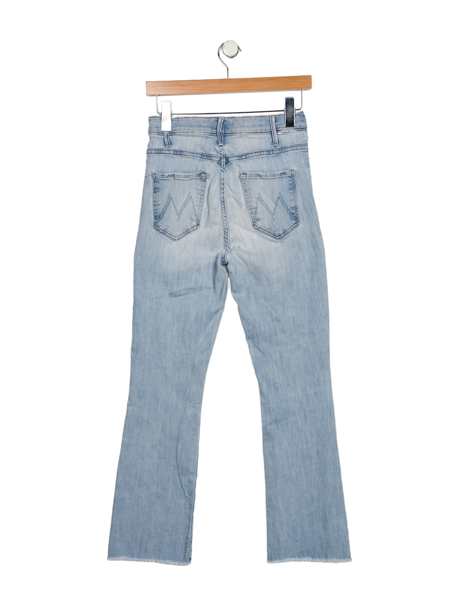 Mother Mid-Rise Straight Leg Jeans