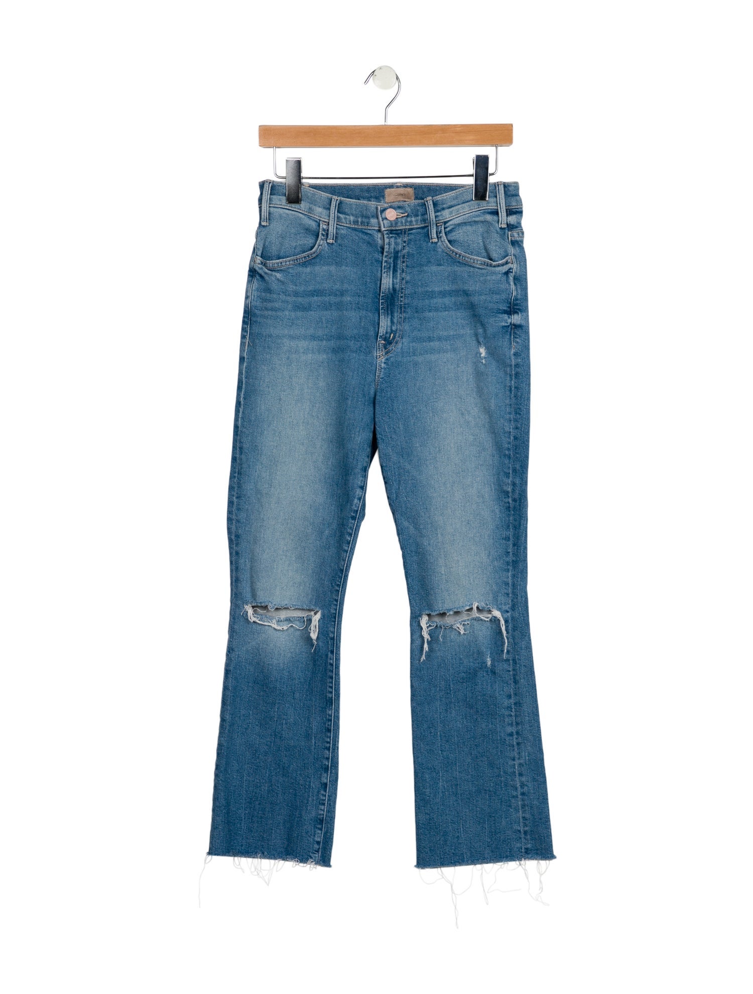 Mother High-Rise Straight Leg Jeans