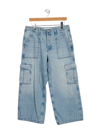 Mother High-Rise Wide Leg Jeans
