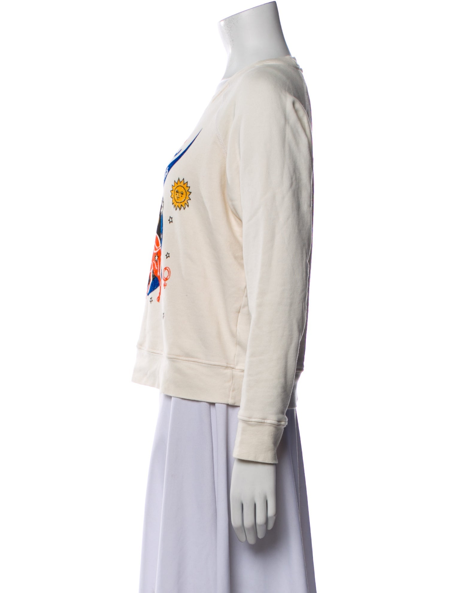 Mother Graphic Print Crew Neck Sweatshirt