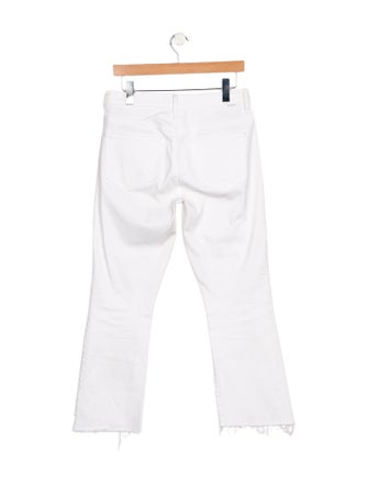 Mother Mid-Rise Straight Leg Jeans