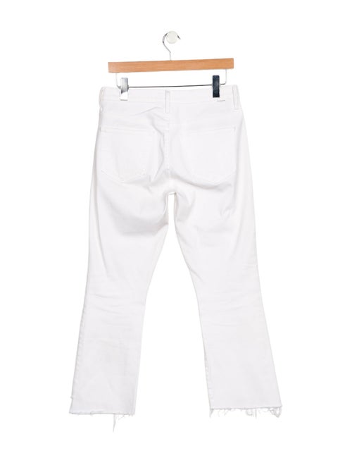 Mother Mid-Rise Straight Leg Jeans