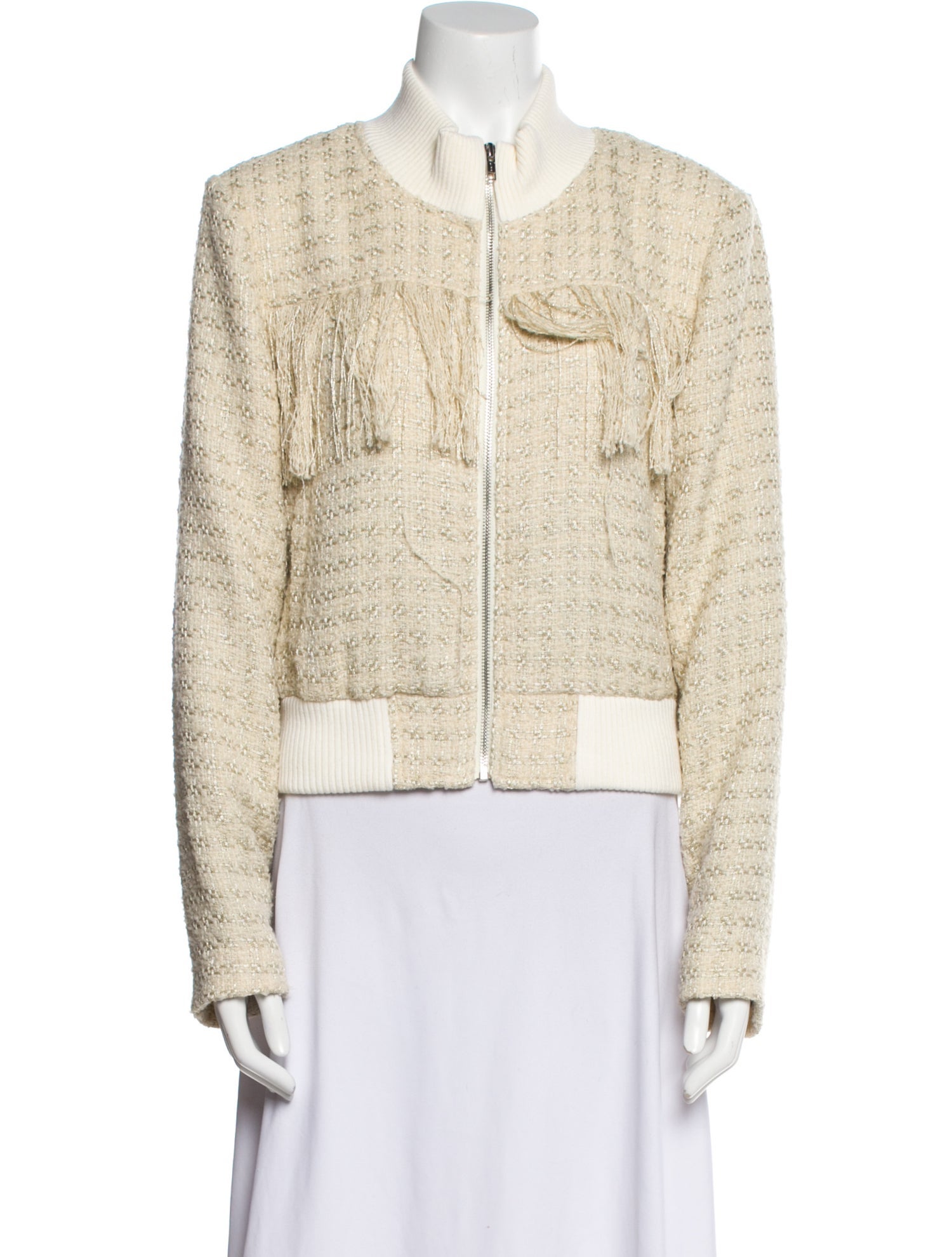 Mother Tweed Pattern Evening Jacket