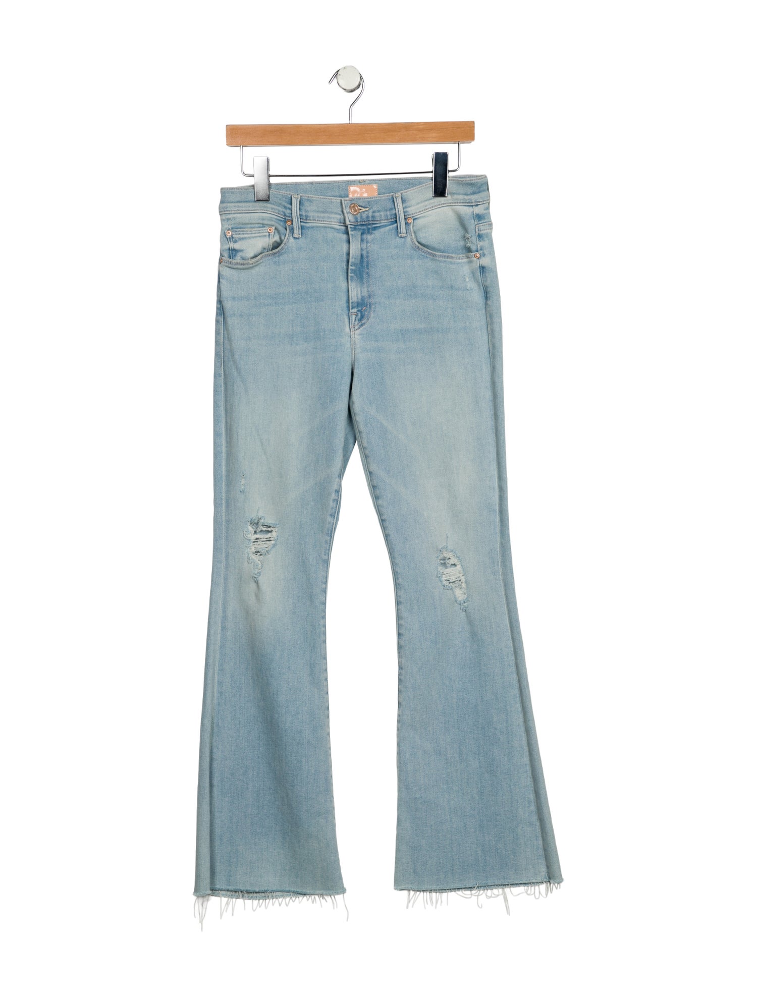Mother Mid-Rise Wide Leg Jeans