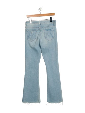 Mother Mid-Rise Wide Leg Jeans