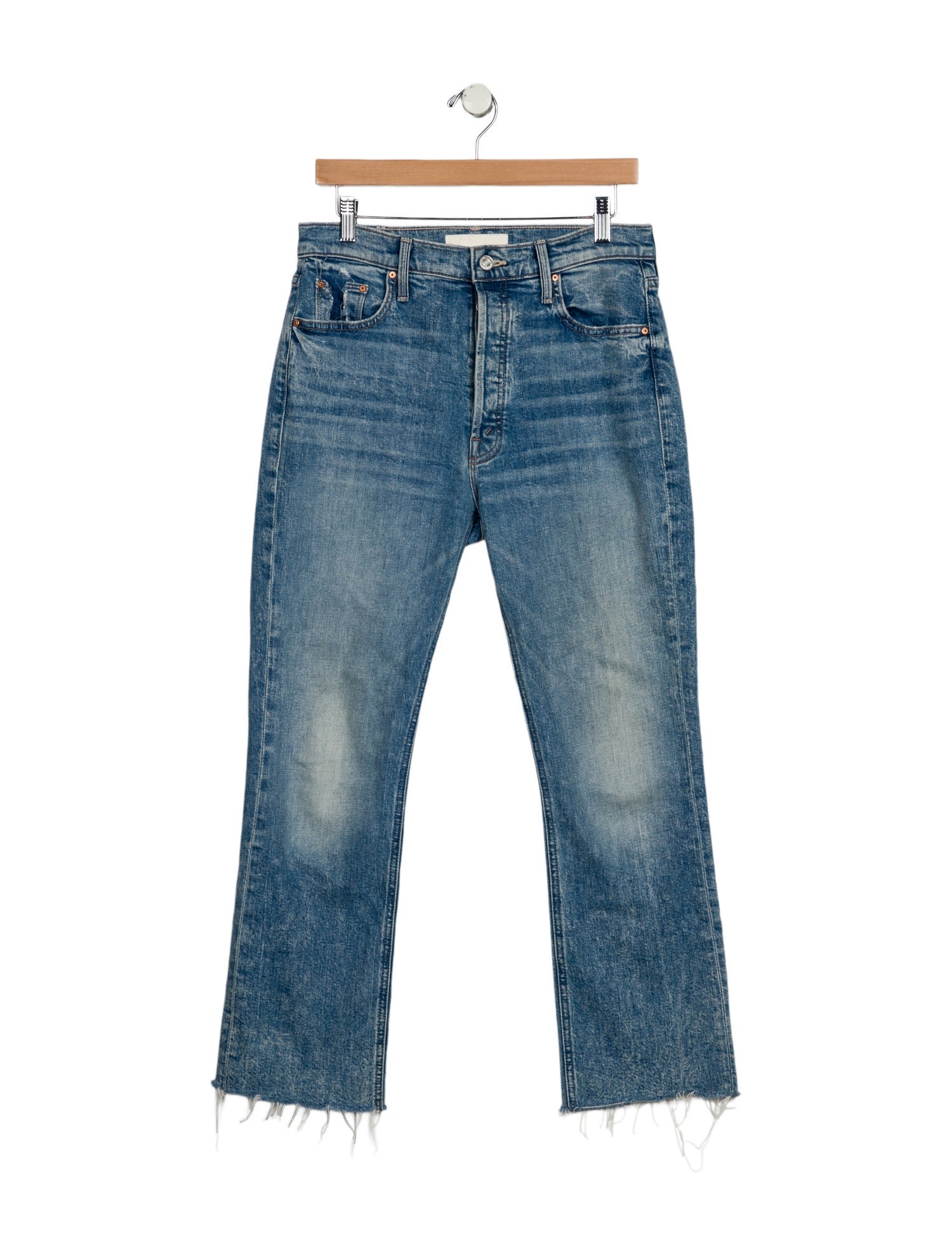 Mother High-Rise Straight Leg Jeans