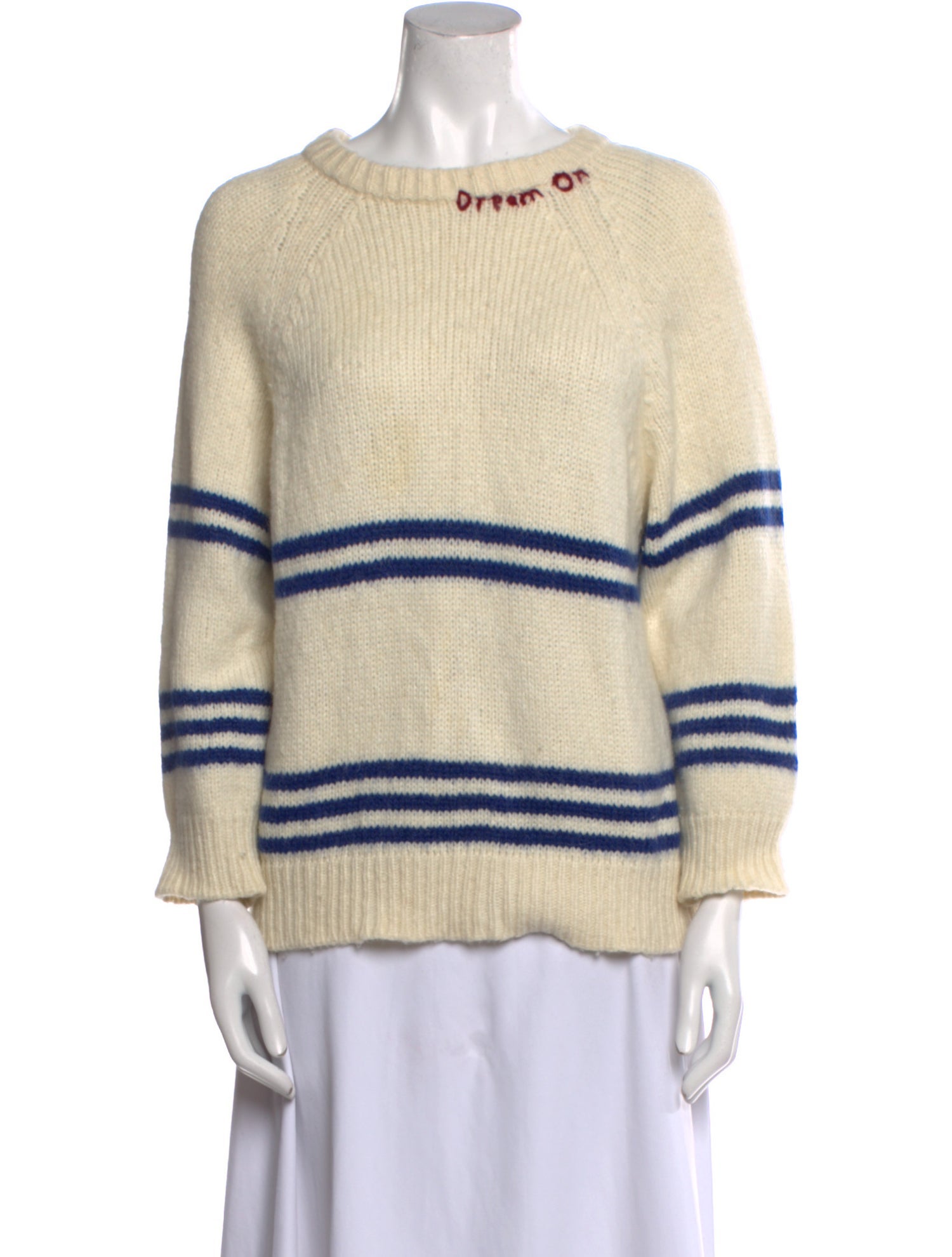 Mother Alpaca Striped Sweater