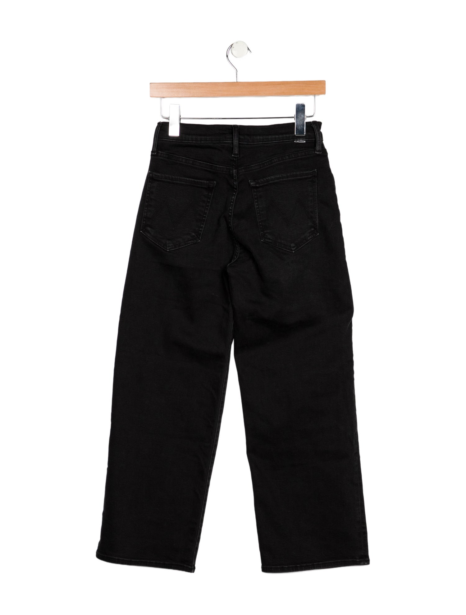 Mother Mid-Rise Wide Leg Jeans