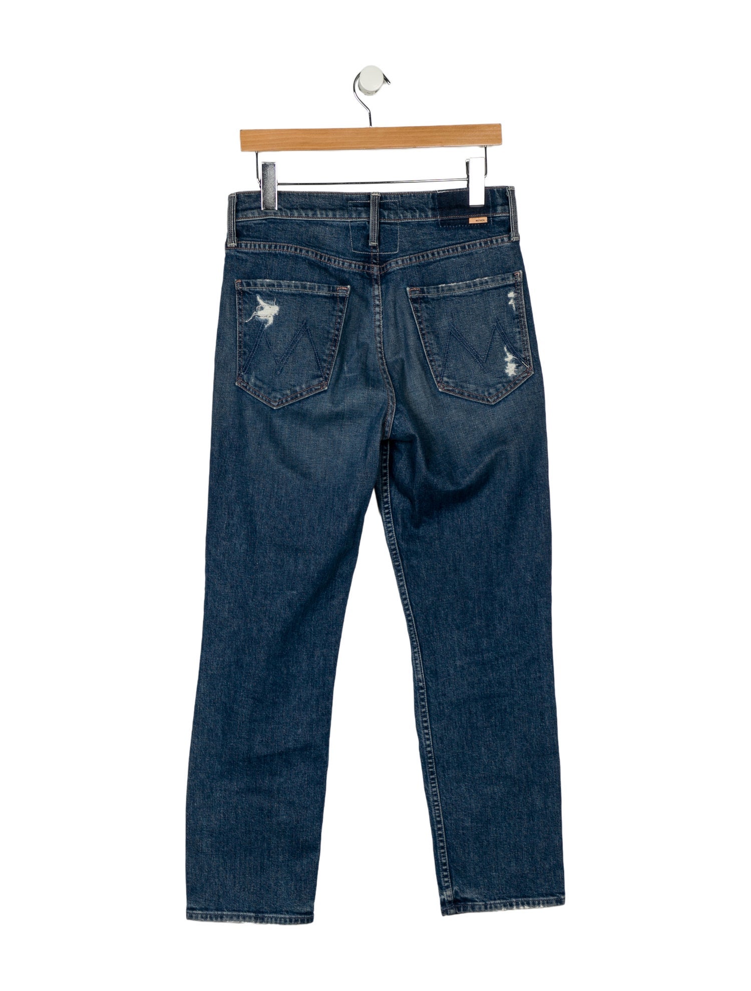 Mother High-Rise Straight Leg Jeans