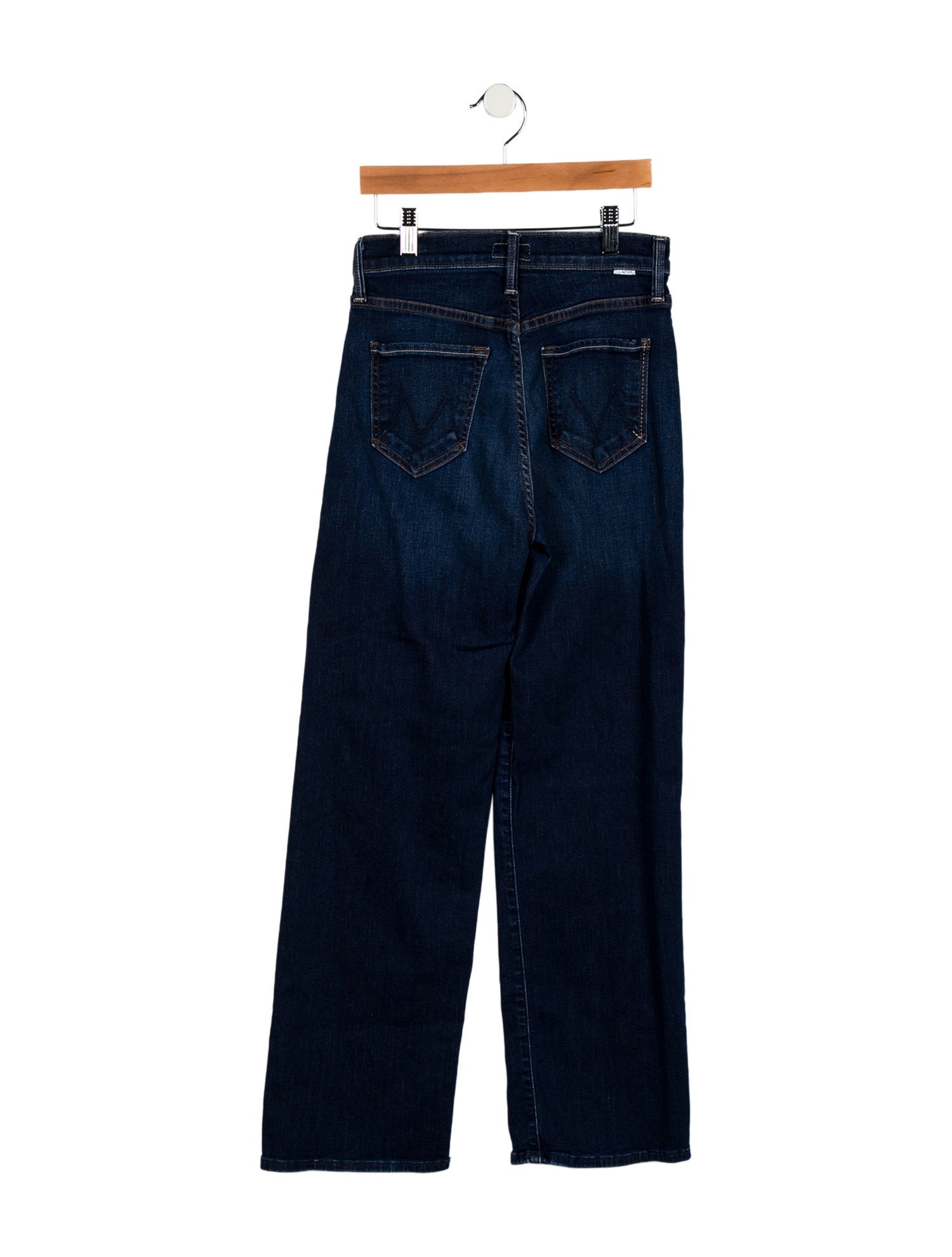 Mother Mid-Rise Straight Leg Jeans
