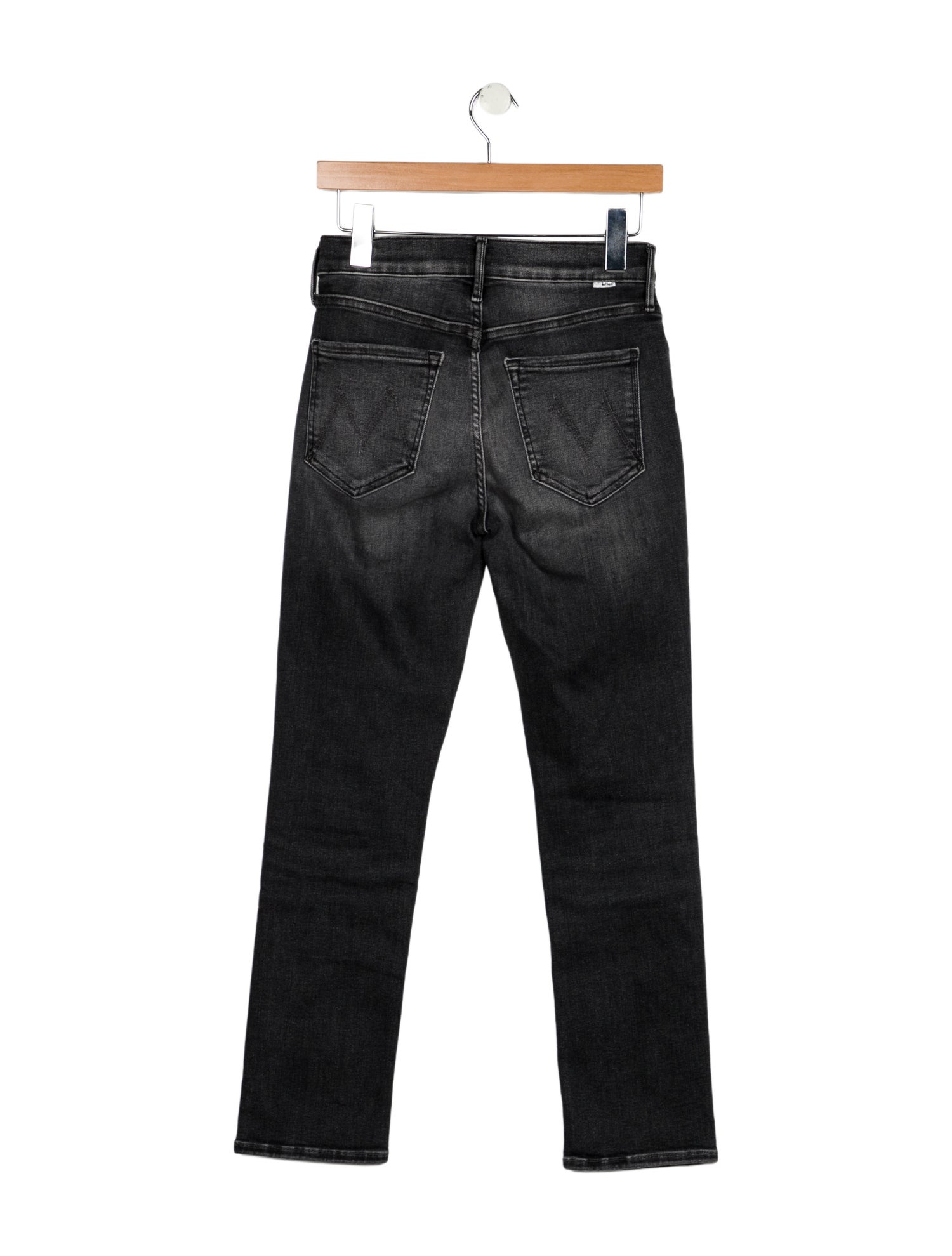 Mother Mid-Rise Straight Leg Jeans