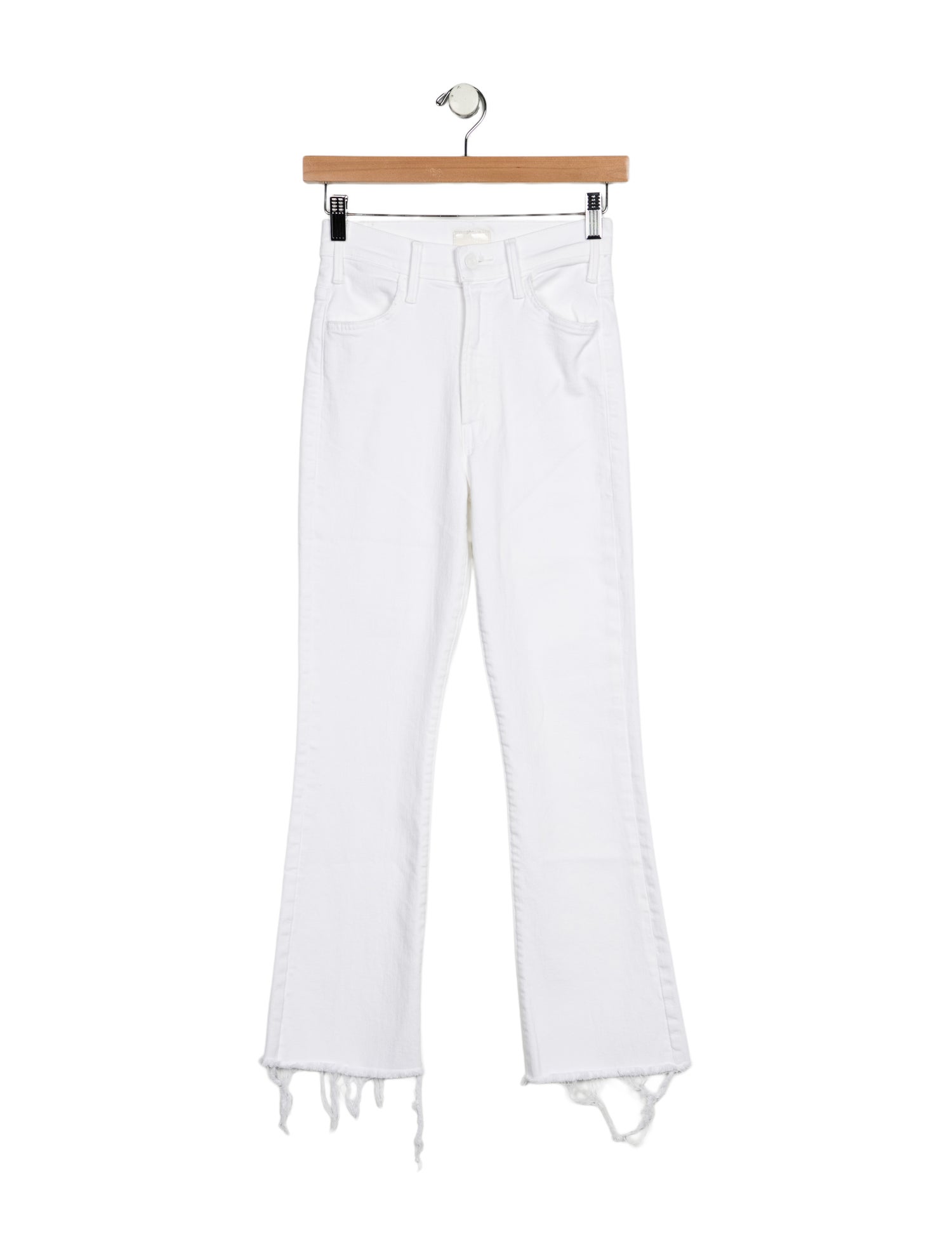 Mother Mid-Rise Straight Leg Jeans