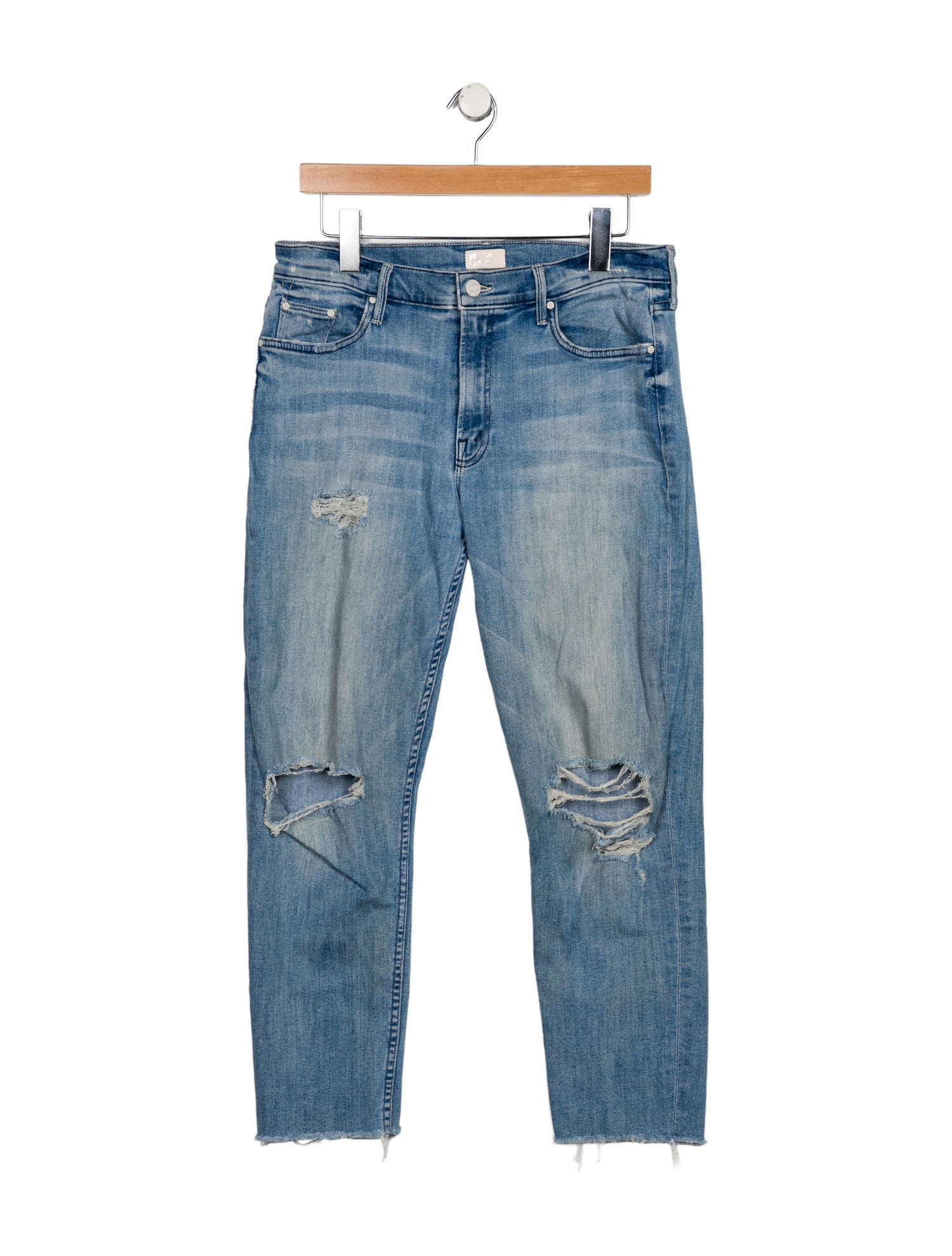 Mother High-Rise Straight Leg Jeans