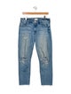 Mother High-Rise Straight Leg Jeans