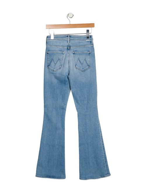 Mother Mid-Rise Wide Leg Jeans