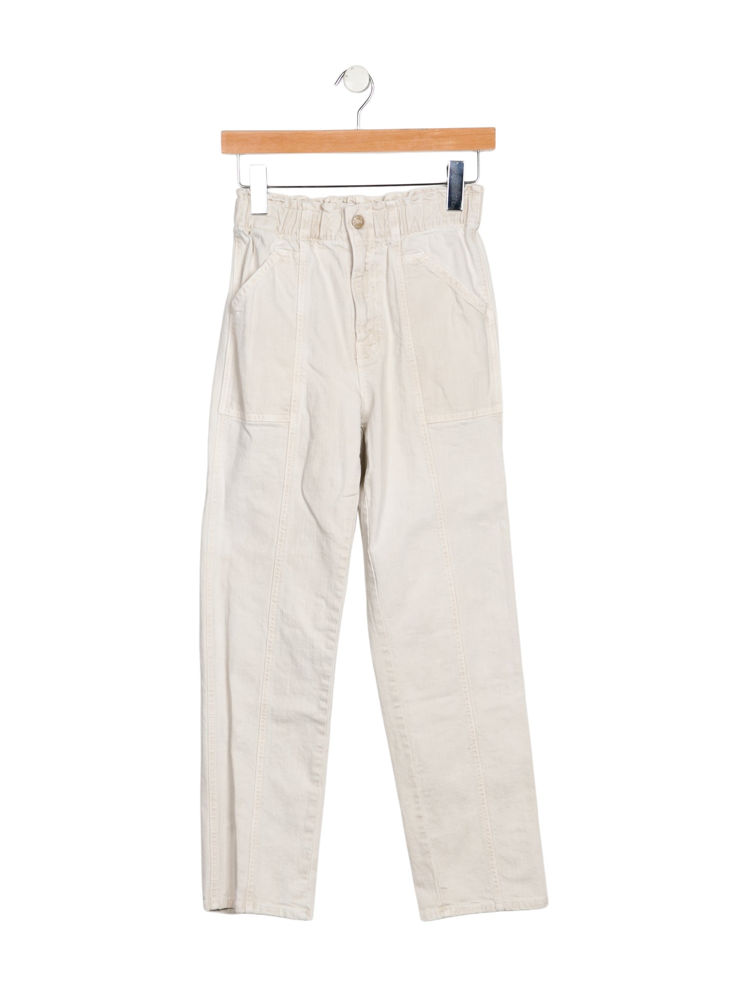 Mother Mid-Rise Straight Leg Jeans