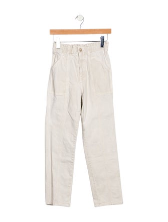 Mother Mid-Rise Straight Leg Jeans