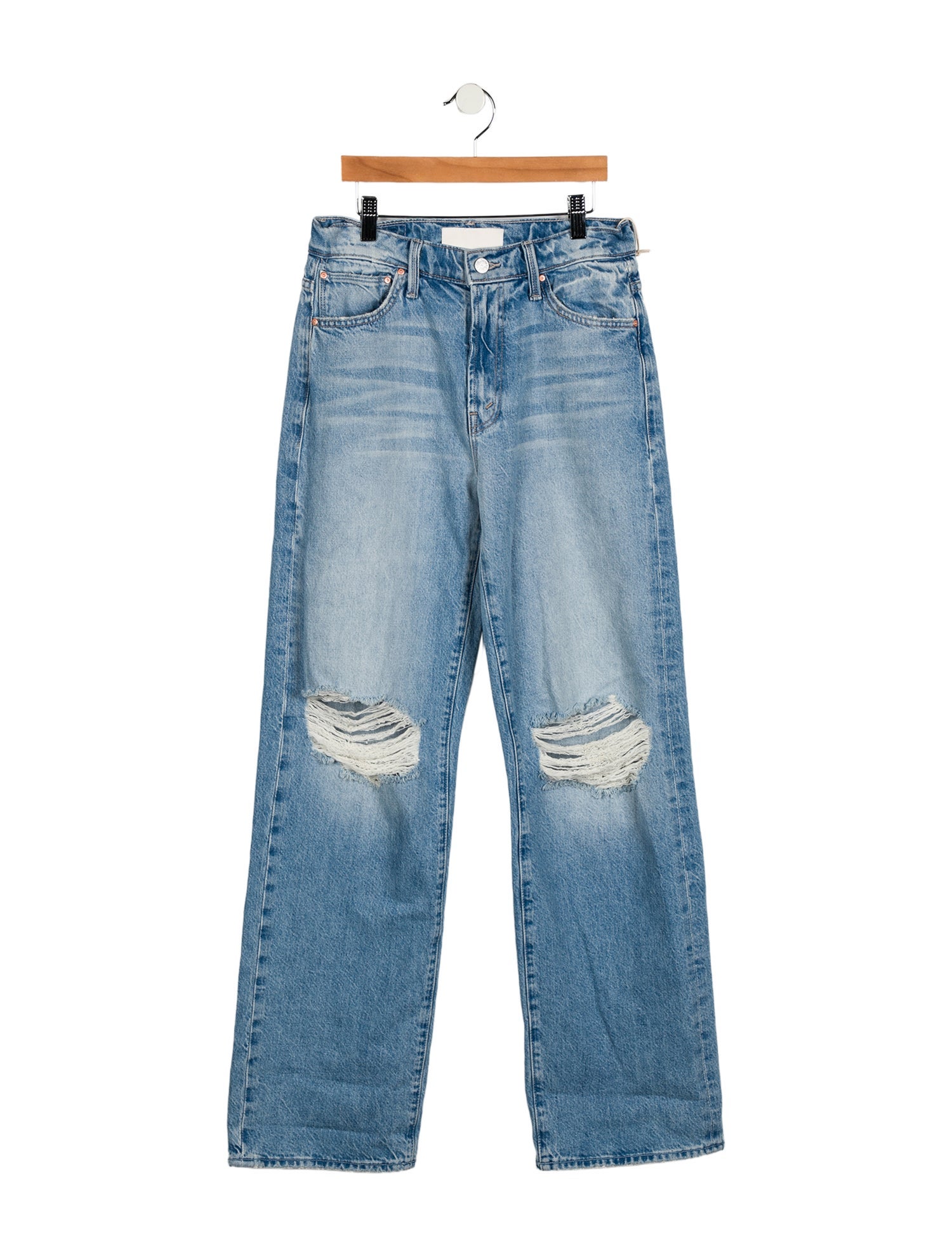 Mother High-Rise Wide Leg Jeans