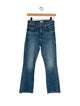 Mother Mid-Rise Straight Leg Jeans