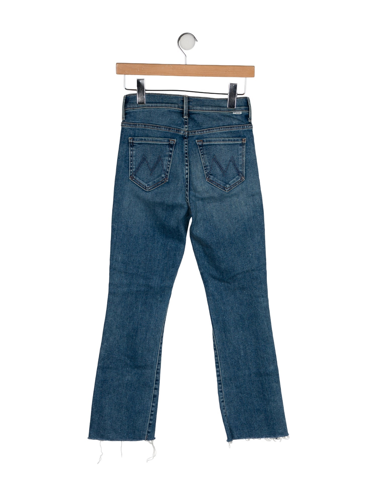 Mother Mid-Rise Straight Leg Jeans