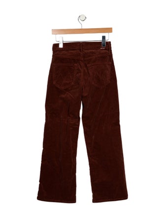 Mother Mid-Rise Wide Leg Jeans