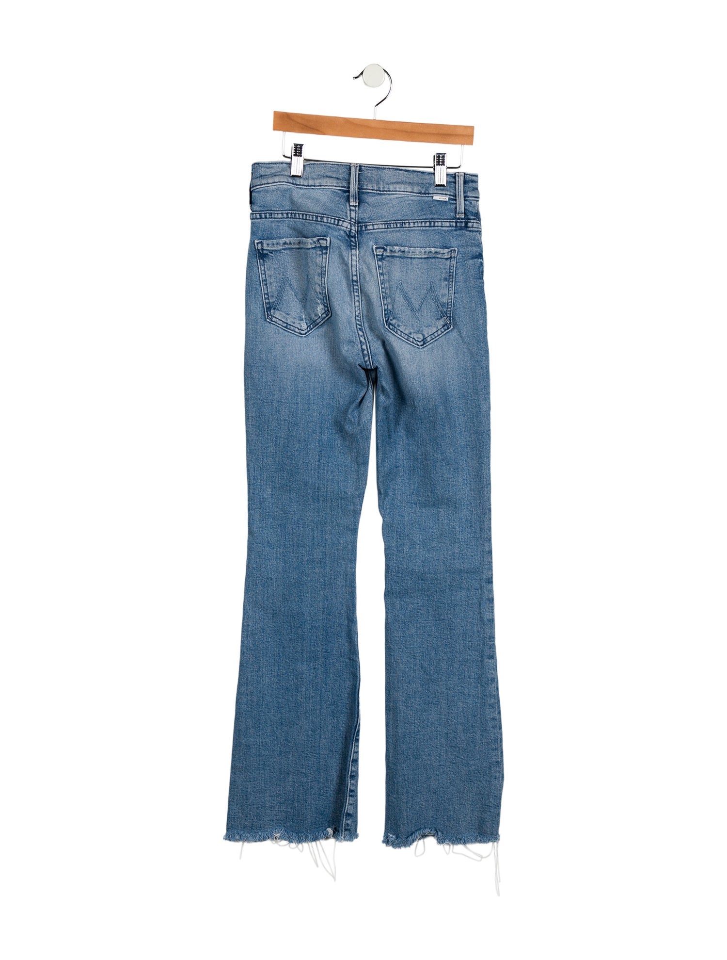 Mother Mid-Rise Wide Leg Jeans