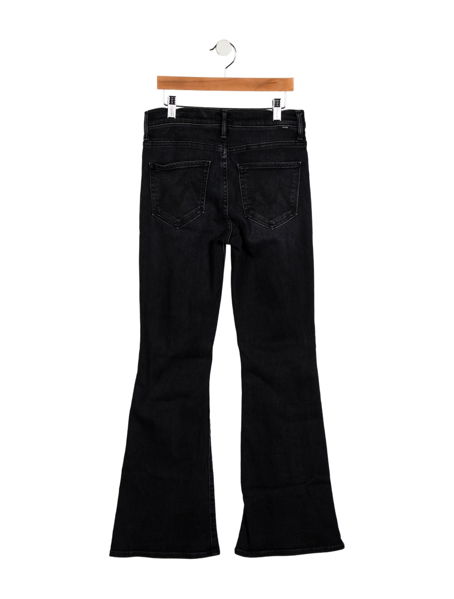 Mother Mid-Rise Wide Leg Jeans