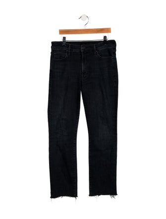 Mother Mid-Rise Straight Leg Jeans