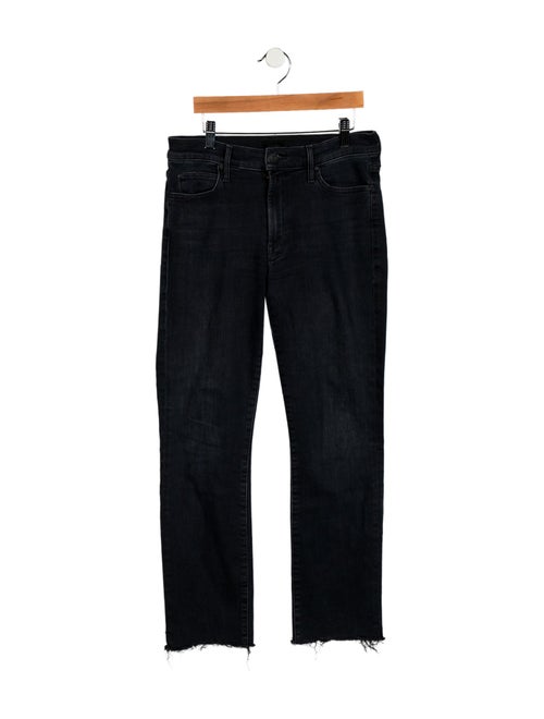 Mother Mid-Rise Straight Leg Jeans