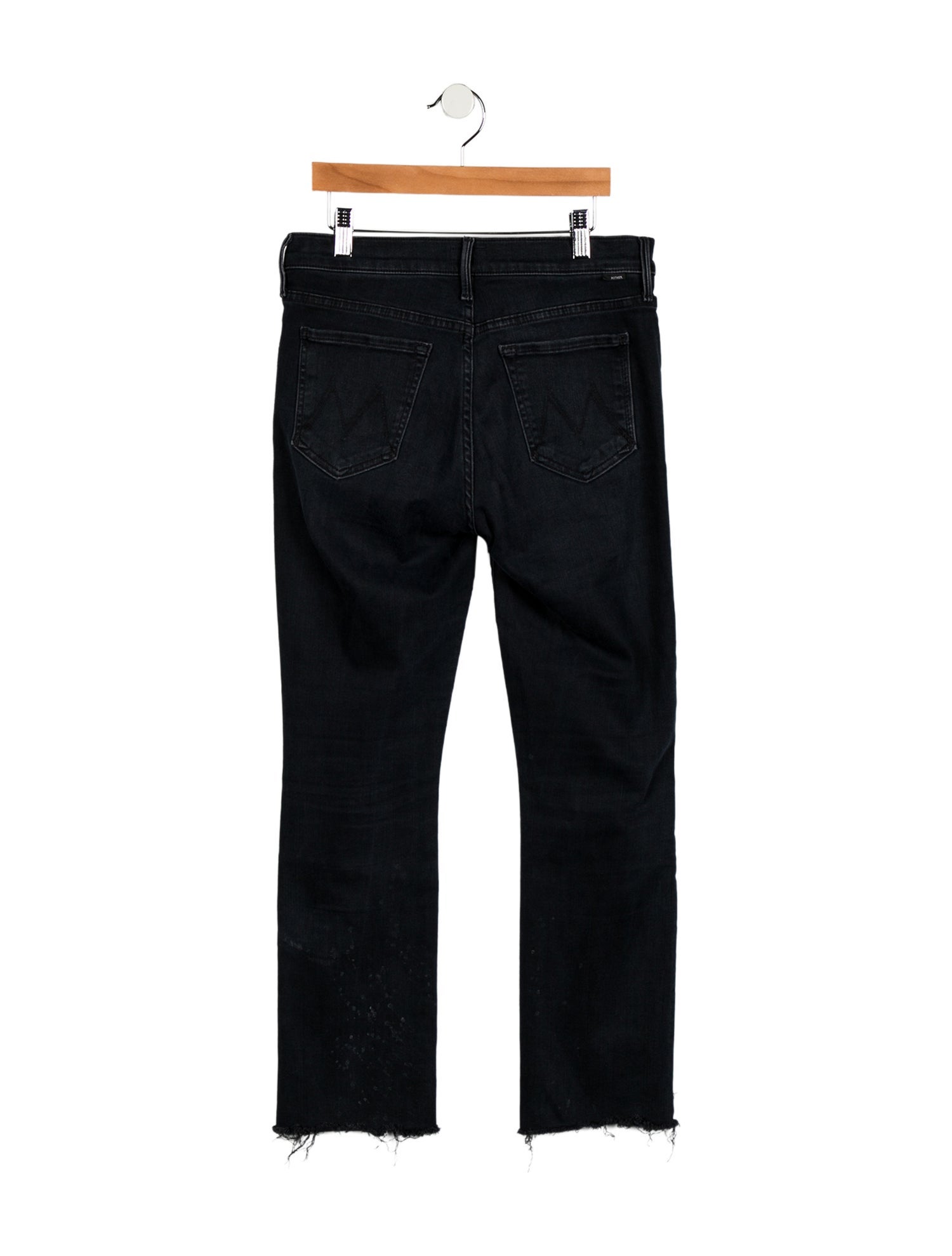 Mother Mid-Rise Straight Leg Jeans