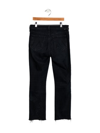 Mother Mid-Rise Straight Leg Jeans